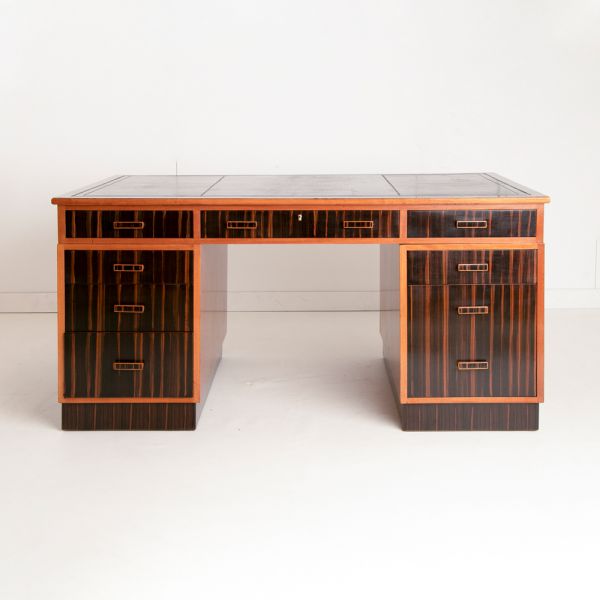 Art Deco Macassar Ebony Desk